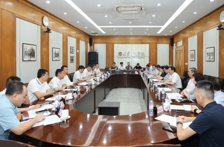 济南市人大常委会副主任、槐荫区委书记孙常建一行来院走访调研