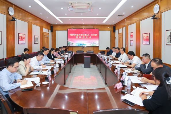 济南市人大常委会副主任、槐荫区委书记孙常建一行来院调研座谈 济南市人大常委会副主任、槐荫区委书记孙常建一行来院调研座谈